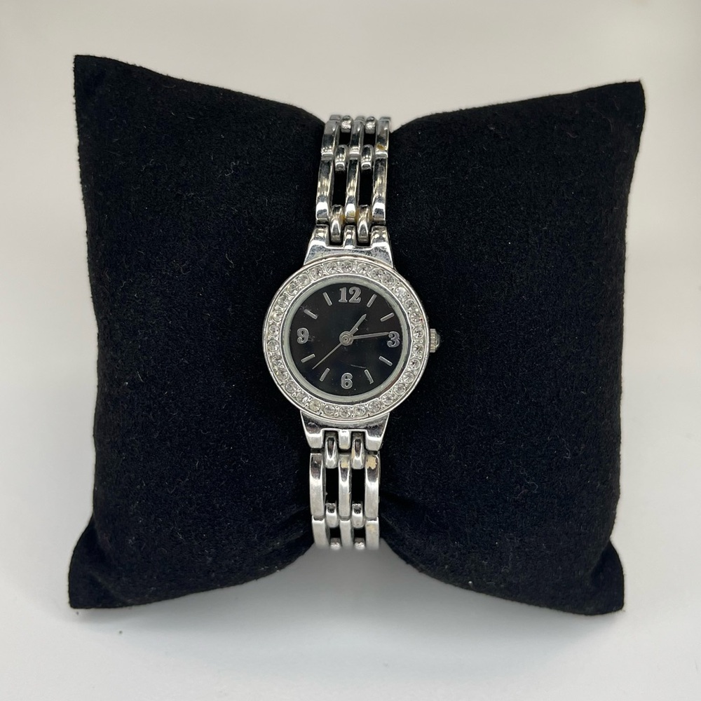 Allude silver tone quartz women’s‎ ladies watch diamonds